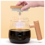 Glass Stirring Coffee Cup