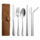 Stainless Steel Tableware with Bag