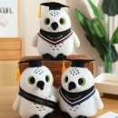 Graduation puppy plush toy