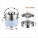 StainlessSteel Double-Layer Vacuum Lunch Box StainlessSteel Double-Layer Vacuum Lunch Box