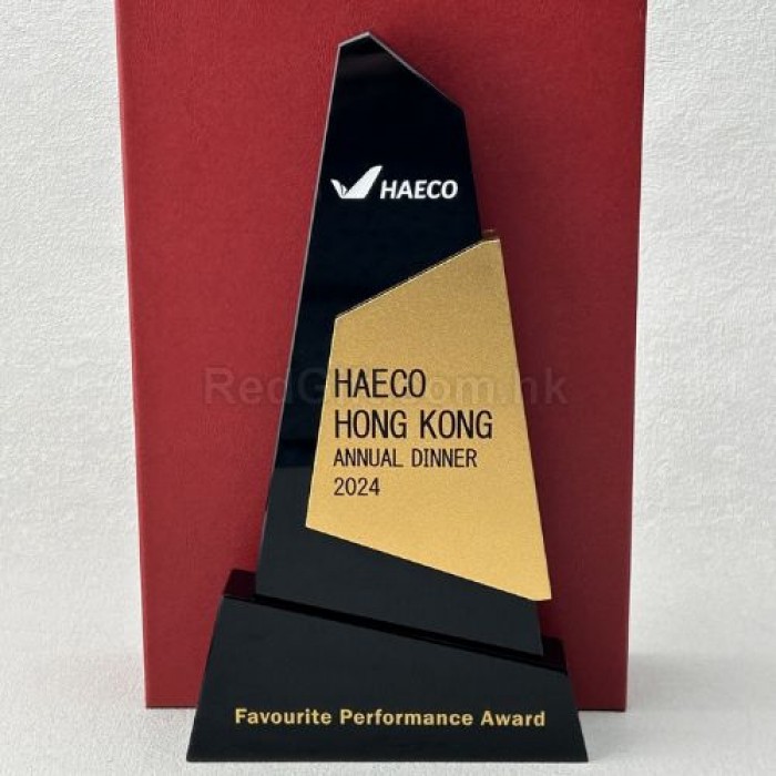 金屬水晶獎座-香港飛機工程有限公司