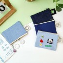 棉帆布零錢袋 棉帆布零錢袋