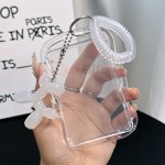 Transparent sliding cover card holder