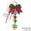 Christmas atmosphere keychain pendant woven lanyard