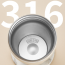 316 intelligent temperature display stainless steel insulated cup
