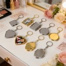 Customizable Folding Vanity Mirror Keychain