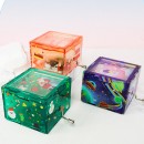 亞克力手搖八音盒 亞克力手搖八音盒