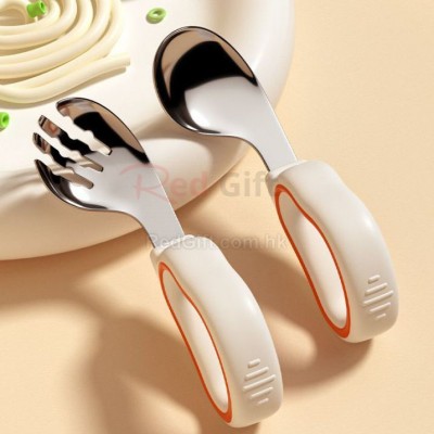 儿童握柄316不锈钢餐具 儿童握柄316不锈钢餐具