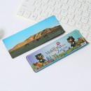Customized aluminum foil scenic refrigerator magnets