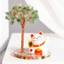 招財貓水晶樹