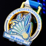 Badminton Metal Medal
