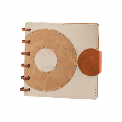 Mushroom Button Square Loose leaf Notebook