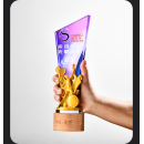 羽毛球網球運動水晶獎座 羽毛球網球運動水晶獎座