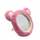 毛絨台式化妝鏡 毛絨台式化妝鏡