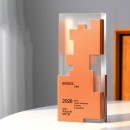 Crystal Metal Trophy