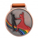 Colorful Dance Competition Medal