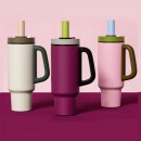 Stainless steel ceramic straw tumbler Stainless steel ceramic straw tumbler