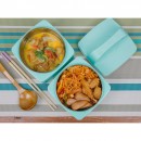 Duo-Tier Stainless Steel Lunch Box