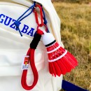 Badminton pendant keychain