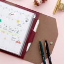 PU Multi-functional  Notebook with Passport Cover