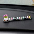 立體公仔簡單款汽車號碼牌