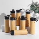 Portable Bamboo Shell Thermos Cup With Cover