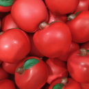Apple stress ball squeeze toy