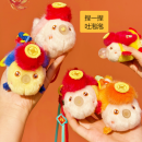 小魚吐泡泡毛絨鑰匙扣掛件