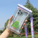 雙扣卡通氣囊手機防水袋