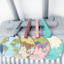PVC circular luggage tag