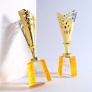 鏤空水晶金屬獎盃