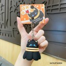 可旋轉羽毛球減壓鑰匙扣 可旋轉羽毛球減壓鑰匙扣