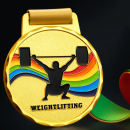 Weightlifting Metal Medal