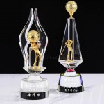 高爾夫球水晶獎座