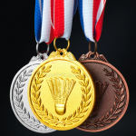 Badminton Metal Medal