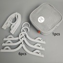 Folding Clothes Hanger With Storage Bag, Travel Clothes Drying Rack