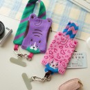 Wristband phone lanyard with storage bag