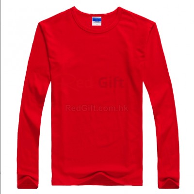 Pure Color Long Sleeve Polo Shirt