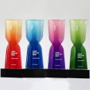 Wood Crystal Trophy
