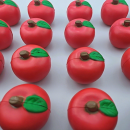 Apple stress ball squeeze toy