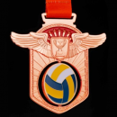 Volleyball Hollow Rotating Medal