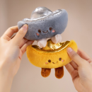 金元寶毛絨鑰匙扣掛件