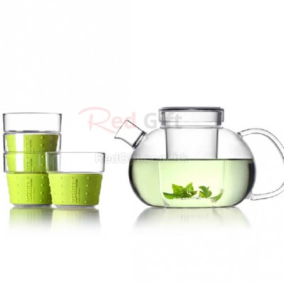 Glass tea five sets