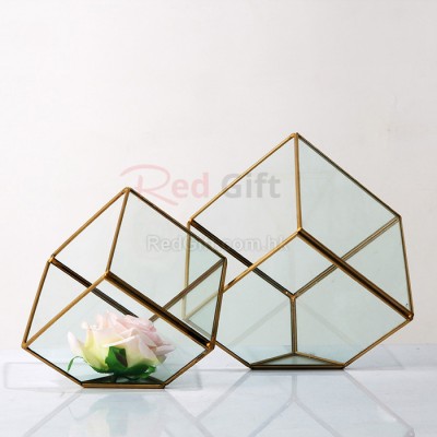 Geometric Glass Terrariums