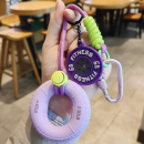 握力器+啞鈴片解壓鑰匙扣掛件