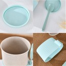 350ML Wheat Straw Coffee Cup with Spoon