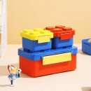 Creative Building Block Double Layer Lunch Box