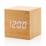 Wooden Digital Alarm Clock