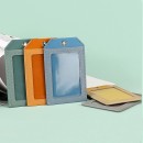 PU頸繩拼色證件套 PU頸繩拼色證件套