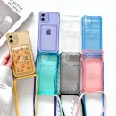 Lanyard TPU Phone Case with Card Holder